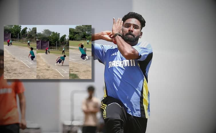 Indian Cricketer Mohammed Siraj Shared Differently Abled Bowler Video fact check Watch: मोहम्मद सिराज हुए इस खास गेंदबाज के मुरीद, वीडियो शेयर कर लिखा 'रिस्पेक्ट'