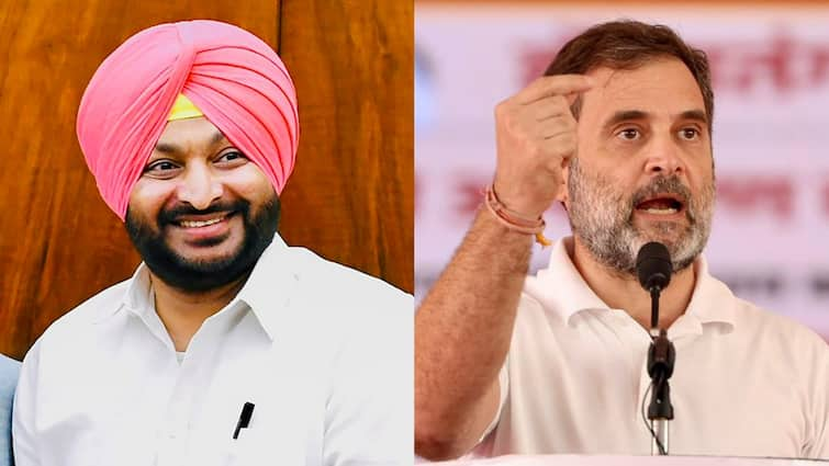 Congress Protests Over Ranveet Bittu Terrorist Remark On Rahul Gandhi Union Minister Says Didnt Condemn Pannun  Congress Protests Over Ravneet Bittu's 'Terrorist' Remark On Rahul Gandhi, Union Minister Says 'Didn't Condemn Pannun When...'