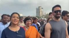 आयुष्मान खुराना और अमृता फडणवीस ने वर्सोवा बीच पर सफाई अभियान में लिया हिस्सा, जानें- क्या कहा?