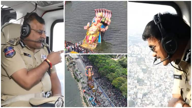 police have completed the Ganesh celebration peacefully with a well-planned plan in Telangana and Hyderabad Ganesh Festival 2024: ఉత్సాహంగా ముగిసిన గణేష్‌ వేడుకలు- ఈసారి లడ్డూలకు భారీ డిమాండ్