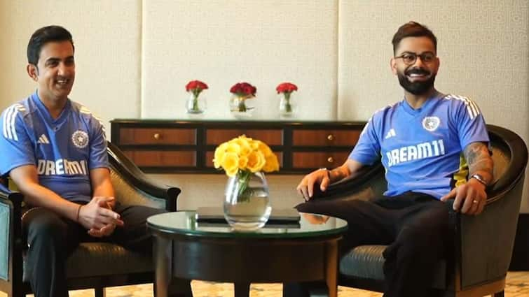 Virat Kohli Gautam Gambhir Interaction Clip BCCI Teaser Put An End To All Masala Watch Video Board of Control for Cricket In India Virat Kohli-Gautam Gambhir's Never-Seen-Before Interaction Teaser To 'Put An End To All Masala' | WATCH NOW