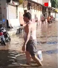 मंदाकिनी नदी के किनारे के इलाके पानी में डूबे | #shorts