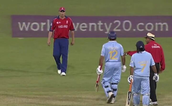 तीन चौके लगाने के बाद युवराज सिंह की एंड्रू फ्लिंटॉफ से तीखी बहस हुई थी. इस घटना के बाद युवराज ने आक्रामक खेल दिखाया और स्टुअर्ट ब्रॉड पर अपना गुस्सा निकाला.