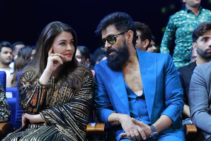 The Ponniyin Selvan co-stars were seen together at the SIIMA Awards 2024 in Dubai.