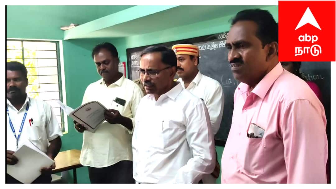 Collector Mahabharathi Surprises Mayiladuthurai Kuthalam Government School During Inspection