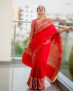 Sravanthi Chokarapu : అచ్చం తెలుగందం కనులకు దొరికినట్టే ఉందిగా.. స్రవంతి చోకరపు లేటెస్ట్ ఫోటోలు