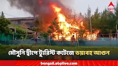 মৌসুনি দ্বীপে ট্যুরিস্ট কটেজে ভয়ঙ্কর আগুন, ভস্মীভূত রিসর্টের একাংশ!