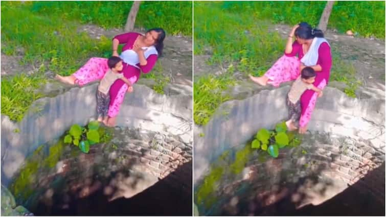 ‘Reel More Important Than Life’: Video Shows Woman Dancing With Toddler Near Well’s Edge, Inter