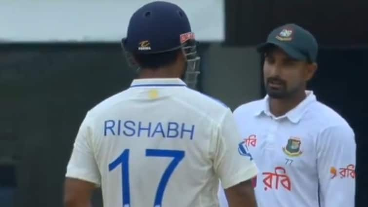 Rishabh Pant Engages In Heated Argument With Liton Das During IND vs BAN 1st Test Chennai Rishabh Pant Engages In Heated Argument With Liton Das During IND vs BAN 1st Test – WATCH