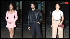 Yudhra Screening: पिंक शॉर्ट्स में जचीं मालविका, ऑल ब्लैक लुक में दिखा सिद्धांत चतुर्वेदी का डैशिंग लुक... देखें तस्वीरें