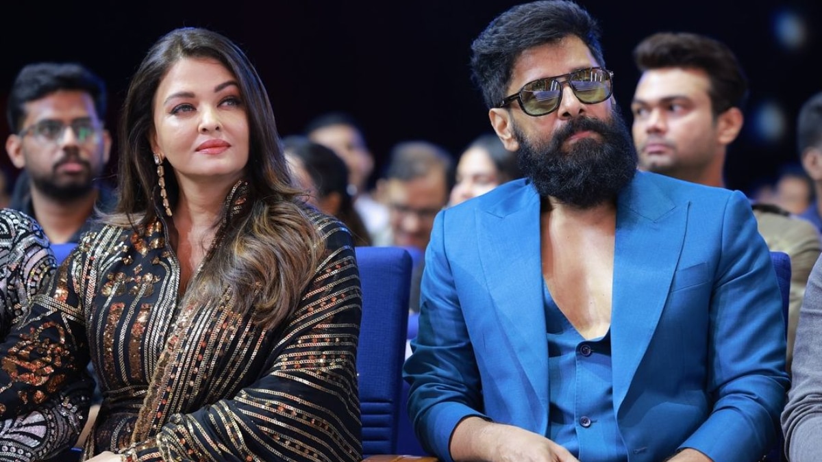 Two Legends In One Frame: Aishwarya Rai Bachchan, Chiyaan Vikram At ...