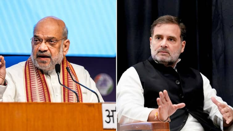 ‘Identical Intention & Agenda’: Amit Shah Slams Congress, NC Over Pakistan Minister’s Article 370 Re