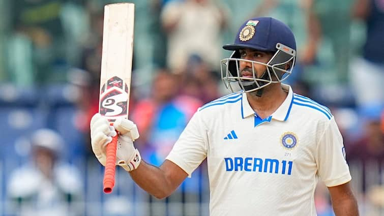 IND vs BAN Chennai Test Ravichandran Ashwin Hits Sixth Test Century, Secures Second At Home Ground IND vs BAN 1st Test: Ravichandran Ashwin Hits Sixth Test Century, Secures Second At Home Ground