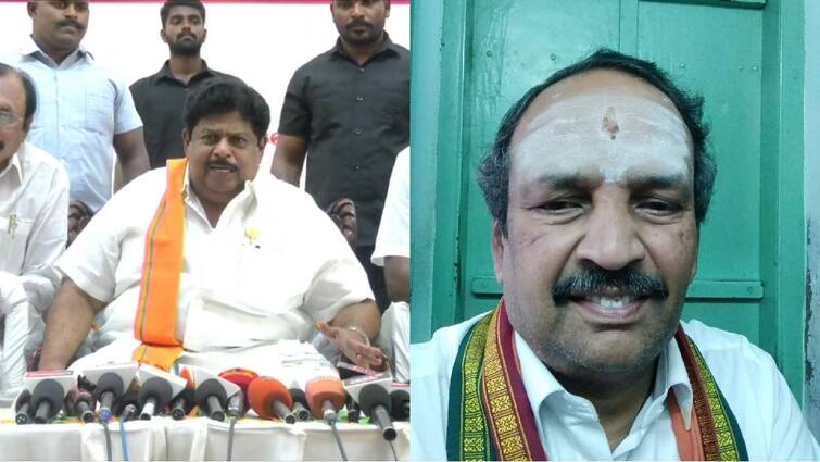 Salem news BJP vice-president who talked down to the BJP  ex-leader furious - TNN BJP Issue: பாஜகவினரை தரைக்குறைவாக பேசிய பாஜக துணைத்தலைவர் - கொதித்தெழுந்த முன்னாள் தலைவர்
