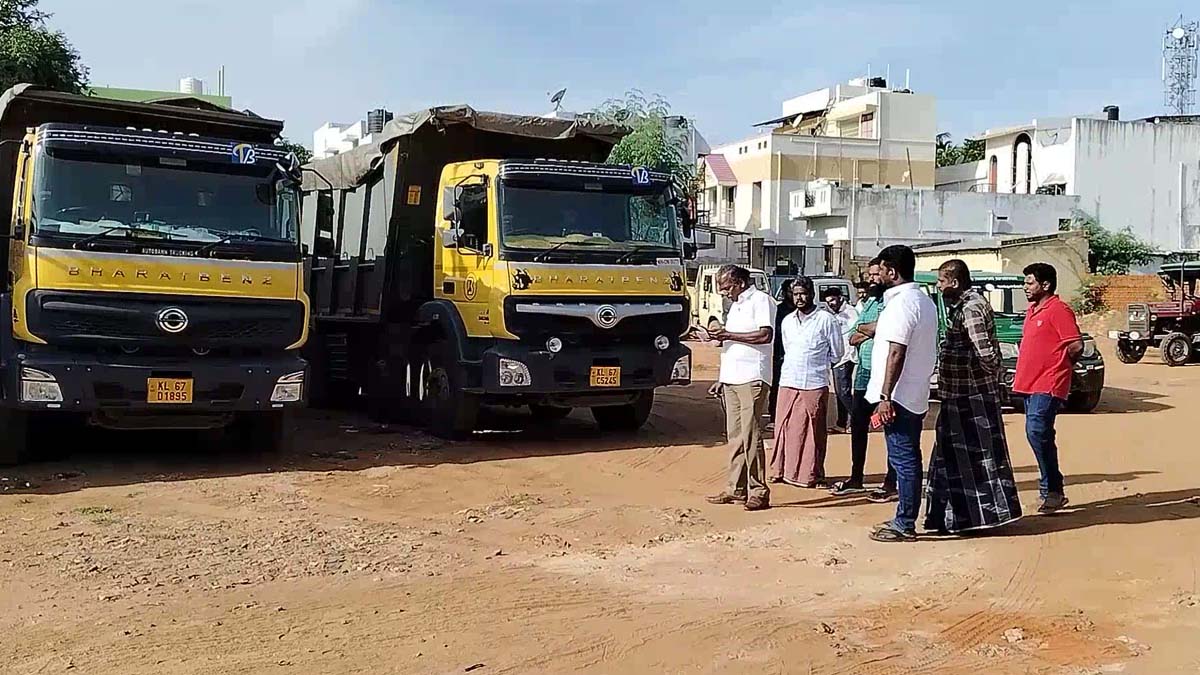 கனிமவள பொருட்களின் விலை ஏற்றம்; டிப்பர் லாரி உரிமையாளர்கள்  காலவரையற்ற வேலை நிறுத்தம்