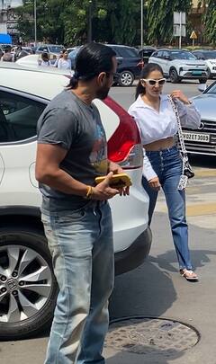 बेटी सारा अली खान के साथ स्टाइलिश लुक में लंच करने पहुंचे सैफ अली खान, यूजर्स बोले - ‘ये तो भाई लग रहे हैं’