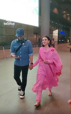 Aditi Rao Hydari | Siddharth | લગ્ન બાદ અદિતી અને સિદ્ધાર્થ જોવા મળ્યા કંઈક આ અંદાજમાં