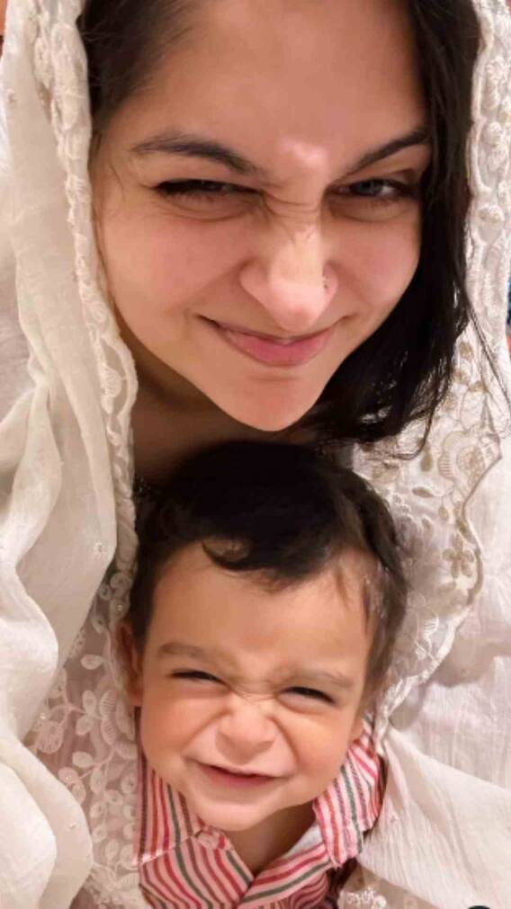 मम्मा दीपिका कक्कड़ संग क्यूट अंदाज में पोज देते दिखे बेटे रूहान