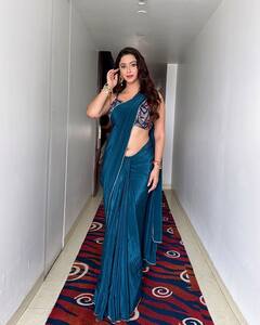 Esshanya Maheshwari: સાઉથ એક્ટ્રેસ ઈશાન્યા મહેશ્વરીનો ગ્લેમરસ સાડી લૂક, જુઓ શાનદાર તસવીરો