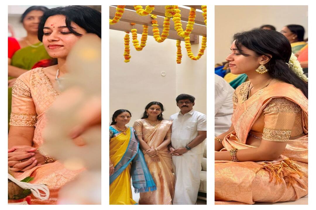 Mirnalini Ravi Home House In Bengaluru Mozhi Illam Mirnalini Ravi Housewarming: மொழி இல்லம்.. பிரமாண்டமாய் பெங்களூரில் வீடு வாங்கிய மிருணாளினி ரவி