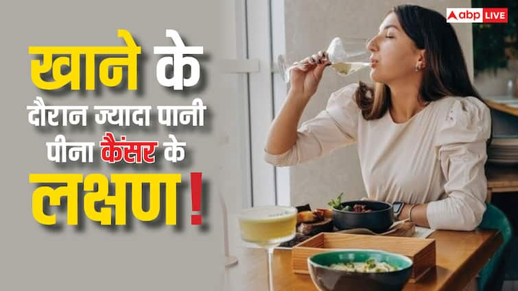 Excessive thirst while eating may be a sign of cancer, get checked immediately