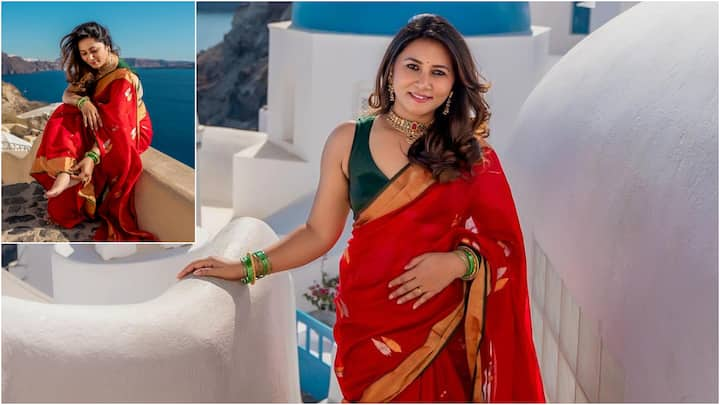 Thabitha Sukumar In Saree: తబిత... క్రియేటివ్ జీనియస్ ప్రముఖ దర్శకుడు సుకుమార్ భార్య. ఈరోజు ఆమె 40వ పుట్టినరోజు.‌ గ్రీస్ లో సెలబ్రేట్ చేసుకున్నారు. ఆ ఫోటోలు చూడండి.