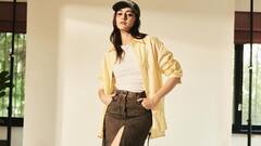 Ananya Panday Makes Fashion Statement In Slit Cargo Skirt, SEE PICS