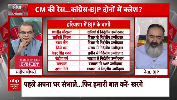 Sandeep Chaudhary: Haryana में CM की रेस, कांग्रेस-BJP दोनों में क्लेश? वरिष्ठ पत्रकारों का विश्लेषण
