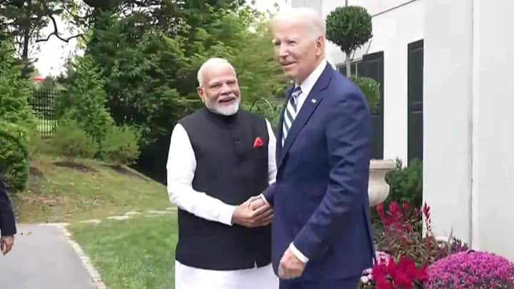 PM Modi will later participate in the Quad Leaders' Summit that will also be held at Biden's Delaware  residence today. (Image Source: ANI)