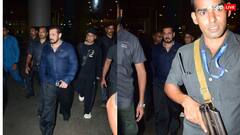 दुबई ट्रिप के बाद मुंबई लौटे Salman Khan , हैवी सिक्योरिटी के बीच एयरपोर्ट पर स्पॉट हुए 'भाईजान'