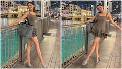 Malvika Sharma: దుబాయ్‌లో మాళవిక శర్మ... చిన్న గౌను వేసిన అందాల భామ