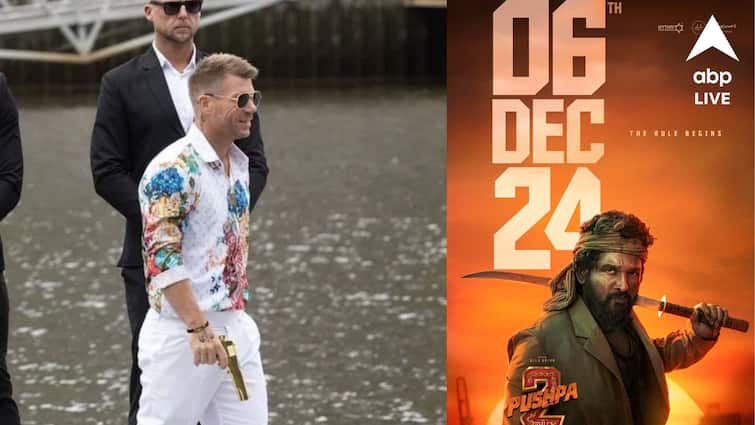 David Warner in Pushpa 2 rumours doing rounds on internet after Australia cricketer spotted shooting action sequence David Warner in Pushpa 2: পুষ্পা টু-তে অভিনয় করছেন ওয়ার্নার? ছবি প্রকাশ্যে আসতেই অস্ট্রেলীয় ক্রিকেটারকে নিয়ে চর্চা