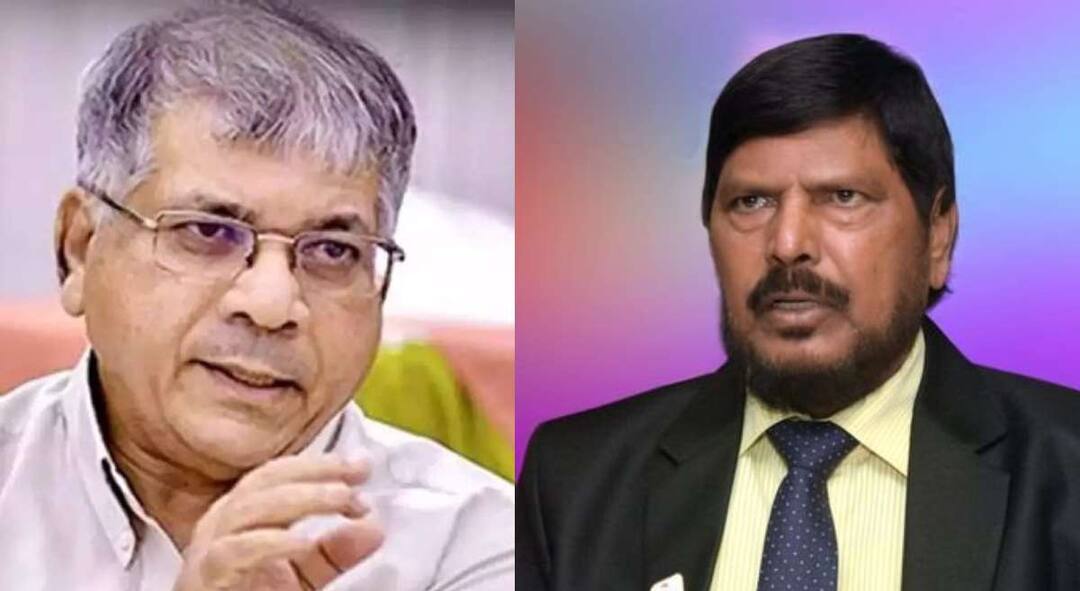 Ramdas Athawale : '....तर प्रकाश आंबेडकरांना मंत्री करण्यासाठी मी प्रयत्न करेल', केंद्रीय मंत्री रामदास आठवलेंचा थेट ऑफर Union Minister Ramdas Athawale Direct offer to Prakash Ambedkar Vanchit Bahujan Aaghadi over maharashtra vidhan sabha election 2024 marathi news Ramdas Athawale : '....तर प्रकाश आंबेडकरांना मंत्री करण्यासाठी मी प्रयत्न करेल', केंद्रीय मंत्री रामदास आठवलेंचा थेट ऑफर
