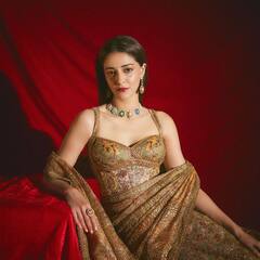 Ananya Panday's 'BAElicious' Look In A Couture Saree Is All Things Dreamy; SEE PICS