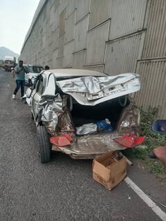 Satara Accident : साताऱ्यात ट्रकने 10 वाहनांना उडवलं, गाड्यांचा चक्काचूर, 12 प्रवासी जखमी