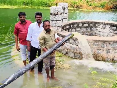 Karur gems company well water issue people want take action - TNN கரூர் அருகே தனியார் நிறுவனத்திலிருந்து வெளியேறும் கழிவு நீரால் நீர் ஆதாரங்கள் மாசு