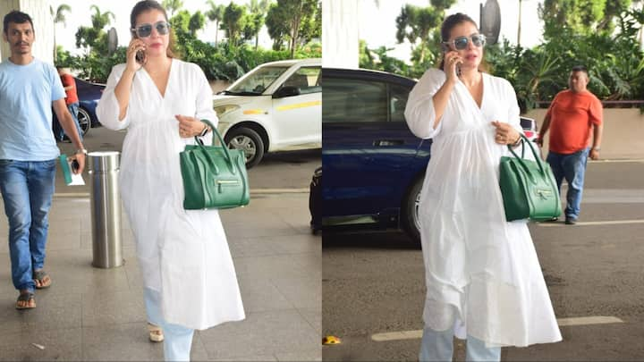 Kajol Airport Look: बॉलीवुड एक्ट्रेस काजोल की कुछ तस्वीरें इस वक्त सोशल मीडिया पर वायरल हो रही हैं. जिसमें वो 'कुछ कुछ होता है' की अंजलि के लुक में नजर आई. नीचे देखिए तल्वीर