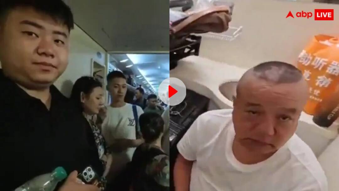 Video of the general bogie of a Chinese train is viral on social media whose condition is very bad चीन के जनरल डिब्बे की हालत देख घूम जाएगा आपका भी माथा, वीडियो हो रहा वायरल