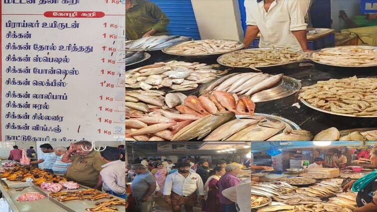 Madurai Non-vegetarian meat prices fall as Puratasi month begins - TNN புரட்டாசியால் இறைச்சி விலை வீழ்ச்சி.. மக்கள் வாங்க வராததால் வியாபரிகள் அதிர்ச்சி