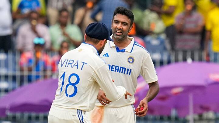 প্রবীণতম ক্রিকেটার হিসাবে এই কৃতিত্ব গড়লেন অশ্বিন। এর আগে পলি উমরিগার ১৯৬২ সালে ওয়েস্ট ইন্ডিজ়ের বিরুদ্ধে ৩৬ বছর সাত দিনে এই কৃতিত্ব গড়া প্রবীণতম ক্রিকেটার ছিলেন।