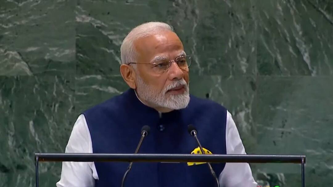 pm modi reform global peace development message un speech 'વૈશ્વિક શાંતિ માટે સંસ્થાઓમાં સુધારો જરૂરી', UN થી વિશ્વને PM મોદીનો સંદેશ