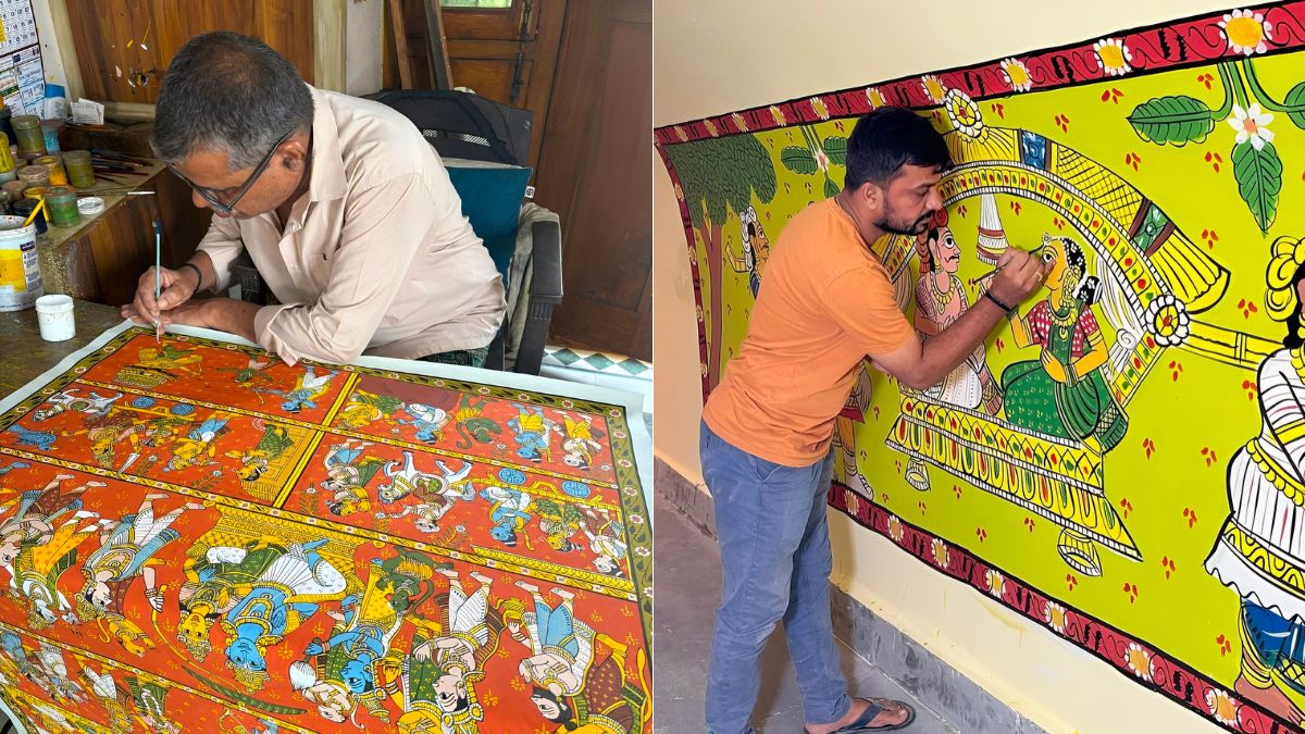 Cheriyal Scroll Paintings: 800 ఏళ్ల చరిత్ర ఉన్న తెలంగాణ ఫేమస్ చేర్యాల స్క్రోల్ పెయింటింగ్స్