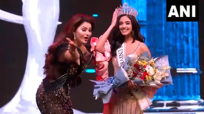 Miss Universe India 2024 : રિયા સિંઘા બની મિસ યુનિવર્સ ઇન્ડિયા 2024, ઉર્વશી રૌતેલાએ પહેરાવ્યો તાજ