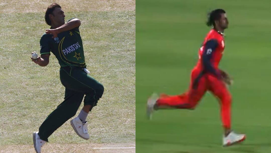 Bowling run up and action exactly same as Shoaib Akhtar bowler Imran Muhammad viral video here Watch: वही रनअप, वही एक्शन...दुनिया को मिला दूसरा शोएब अख्तर? पाकिस्तानी दिग्गज ने खुद शेयर की वीडियो