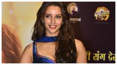 Triptii Dimri Sizzles In Blue Lehenga At 'Vicky Vidya Ka Woh Wala Video' Song Launch - See Pics