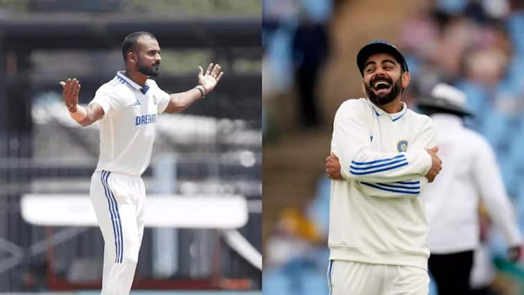 Akash Deep Claims He Will Never Play With Virat Kohlis Bat Akash Deep:விராட் கோலி கேட்ட அந்த கேள்வி.. இளம் வீரர் ஆகாஷ் தீப் நெகிழ்ச்சி
