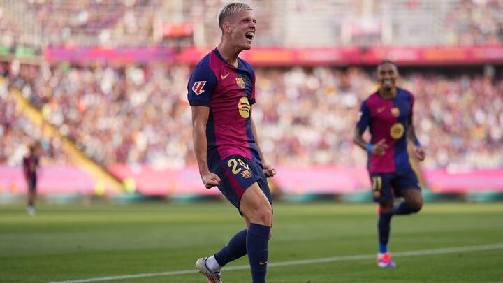 Dani Olmo (LW/CAM): Hamstring Injury; expected to return by October 2024 (Image credit: X/@daniolmo7)