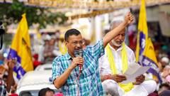 अरविंद केजरीवाल की हरियाणा में लोगों से बड़ी अपील, 'झाड़ू का बटन जोर से दबाना'