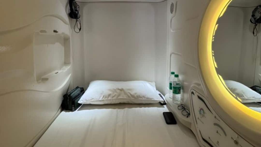 Japanese-Style Pod Hotel In Noida 12-Hour Stay for Rs 1,000 Know Amenities And Location NapTapGo Noida Welcomes Japanese-Style Pod Hotel. A User Shares Her Experience