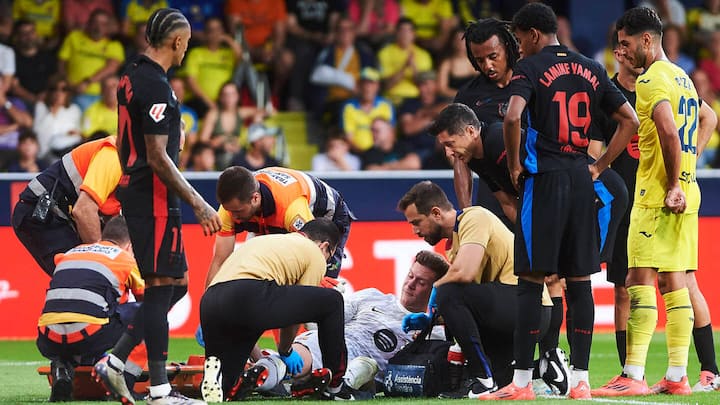 Marc Andre Ter Stegen (GK): ACL Injury; ruled out for remainder of the season (Image credit: @X/abcdeportesmty)